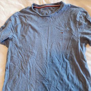 Tommy Hilfiger T-Shirt Medium Mute Grey-Blue Color